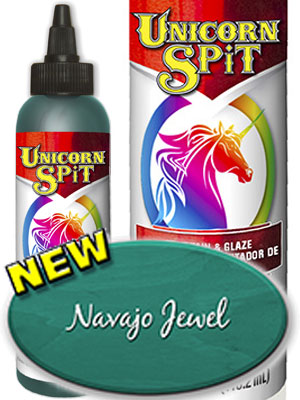 Unicorn SPiT Gel Stain & Glaze Paint in One - 8oz Calypso